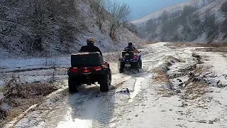 Winter Ride ❄️ From River Valley to Mountain Top ❄️🚀 Atv Adventure 🔥❗️