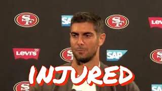 49ers QB Jimmy Garoppolo Expects to Miss a Couple Games with a Calf Injury