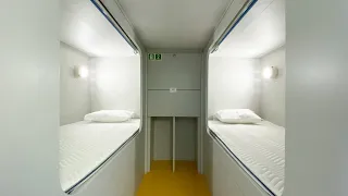 【20hr😲】CAPSULE HOTEL OVERNIGHT FERRY TRIP🛳 / Hokkaido-Niigata Shin-Nihonkai Ferry