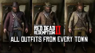 Red Dead Redemption 2 - Outfits From All Towns (Armadillo, Saint Denis, Valentine & more)