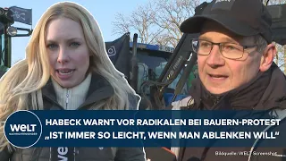 BAUERN-PROTESTE IN DEUTSCHLAND: Habeck warnt vor Rechtsextremen! Bauernverband reagiert prompt