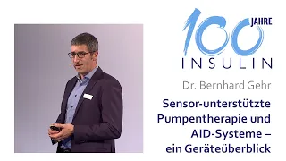 100 Jahre Insulin: Sensor-unterstützte Pumpentherapie und AID-Systeme – ein Geräteüberblick