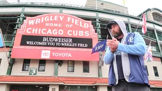 My First Time In Wrigley Field - Miserably COLD Chicago Day At Wrigleyville & Snow On Cubs Game Day