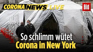 🔴Leichenhallen voll: New York City errichtet Zelte für Corona-Tote | Corona-Update News