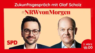 Zukunftsgespräch «NRW von morgen» mit Olaf Scholz und Thomas Kutschaty