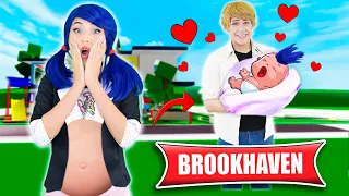 Marinette Embarazada en Brookhaven 😱❤️🤰| roblox Miraculous Ladybug