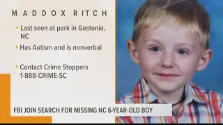 Maddox Ritch, Missing Autistic Boy Out of North Carolina