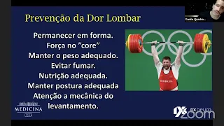 Aula Aberta LANEURO - Dr. Danilo Quadros - Dor Lombar