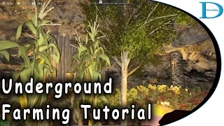 Underground Farming Tutorial - 7 Days To Die Alpha 15 - Underground Garden
