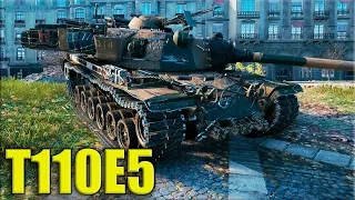 11,5к урона на T110E5 ✅ World of Tanks лучший бой