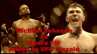 Michael Johnson v Andre Fili Set for UFC Lincoln