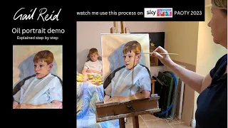 How to paint an oil portrait from life in 4 hours