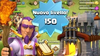 Municipio livello 11! Nuovo eroe in War è penoso? Livello 150! Clash Of Clans ITA