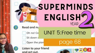 Super Minds 1 Unit 5 Free Time page 68 (AUDIO)