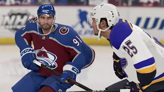 Colorado Avalanche vs St Louis Blues Game 1 - Stanley Cup Playoffs 2nd Round Highlights - NHL 22