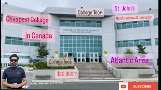 Cheapest College in Canada🏫 | College of the North Atlantic | St. John’s | Newfoundland