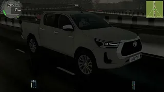 City Car Driving Toyota Hilux Rainy Drive (gone wrong!)