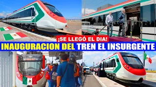 Inicia la inauguración del Tren Interurbano México - Toluca "EL INSURGENTE" este 15 de septiembre