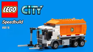 🗑 [LEGO CITY] CAMIÓN de la basura SPEEDBUILD 60118 ◾ Lego garbage truck