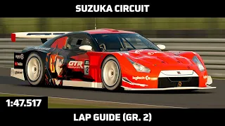 Gran Turismo Sport - Daily Race Lap Guide - Suzuka Circuit - XANAVI NISMO GT-R Gr. 2