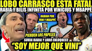 LOBO CARRASCO ENLOQUECE “SOY  MEJOR QUE VINICIUS” ¡Y RABIAN COMO CONDENADOS POR MBAPPÉ! REVENTADOS