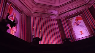 The Stretch Room Preshow at Disney's Haunted Manison at the Magic Kingdom.