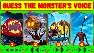 Guess Monster Voice Train Eater, Spider House Head, Car Eater, Light Head Coffin Dance