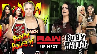 Lucha Completa: Ronda Rousey Vs Ruby Riott - WWE Raw 01/10/2018 (En Español)