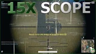 15X SCOPE - PLAYERUNKNOWN'S BATTLEGROUNDS