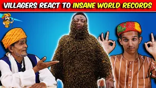 Villagers React To Insane World Records ! Tribal People React To Insane World Records