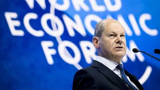 Abschlussrede in Davos: Scholz sieht Weltwirtschaft vor Epochenbruch