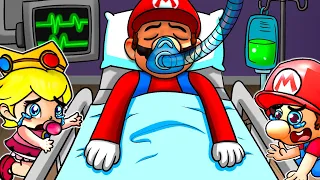 Wake Up, Dad! Please Come Back Family - Mario Sad Story - Super Mario Bros Animation