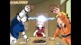 Naruto y Sasuke Vomitan La Comida Frente Sakura Español Latino / Naruto Capitulo 11