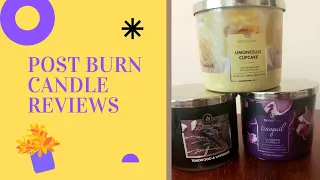 Post Burn Candle Reviews #candlereview #goosecreekcandle #goosecreek #candles