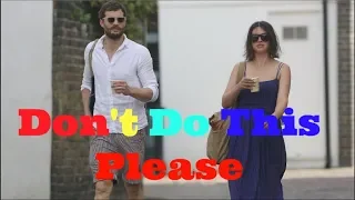 Jamie Dornan angry to his Fan | Dakota Johnson | Amelia Warner | Relationship Goal