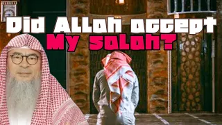 How can we know if Allah has accepted our salah / prayers? assim al hakeem