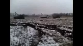 Дебальцево артиллерия ДНР бьет по силам АТО Украина