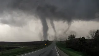 MOUNT AYR, IOWA OCTOPUS TORNADO - April 26, 2024