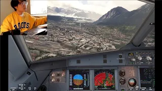 Beautiful Austrian Alps 🇦🇹 Approach | Vienna – Innsbruck | VATSIM on MSFS