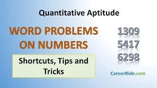 Problems on Numbers - Shortcuts & Tricks for Placement Tests, Job Interviews & Exams