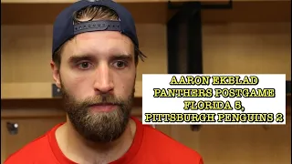 Aaron Ekblad, Panthers Postgame: Florida 5, Pittsburgh Penguins 2