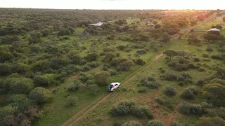 Drone footage of a South African farm in die bushveld