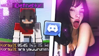 KIZ TAKLİDİ İLE ABAZA AVLADIK! #2 (TELEFON NUMARASINI VERDİ!) minecraft sonoyuncu bedwars