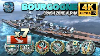 Battleship Bourgogne: 7 ships destroyed - World of Warships