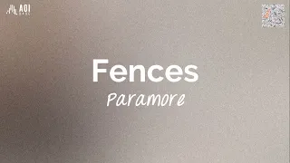 Fences (lyrics) - Paramore