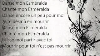 Notre Dame de Paris - Danse mon Esméralda (paroles)