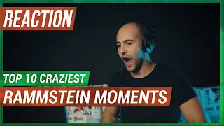 TOP 10 CRAZIEST RAMMSTEIN MOMENTS (REACTION!!!)