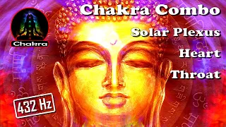 Chakra Combo - Solar Plexus, Heart, Throat (tuning/balancing/meditation)