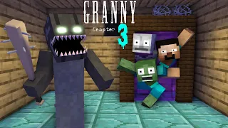 MONSTER SCHOOL : GRANNY 3 THE FINAL CHAPTER - Minecraft Animation