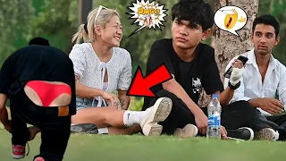 लड़की की पैंटी पहनकर घूमना प्रैंक ||  MAN WEARING GIRL'S PANTY PRANK PART-2 !!